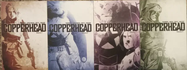 Copperhead graphic novel TPB lot #1-4 COMPLETE SET - Faerber - Image Comics -OOP