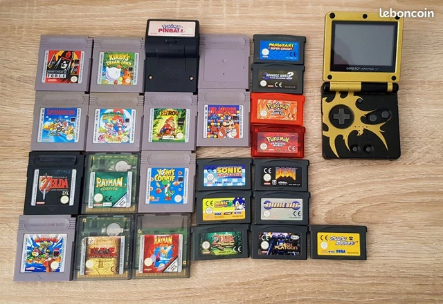 Pack game boy advance SP + jeux collection