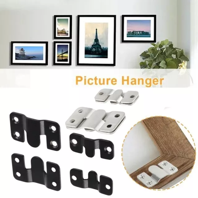 Heavy Duty Interlock Hanging Buckle Household Picture Frame Hanger  Wall