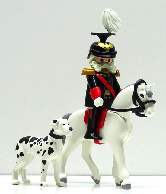 Playmobil Royal Guard Highlander Bagpiper, Kilt Et Bonnet, Rare