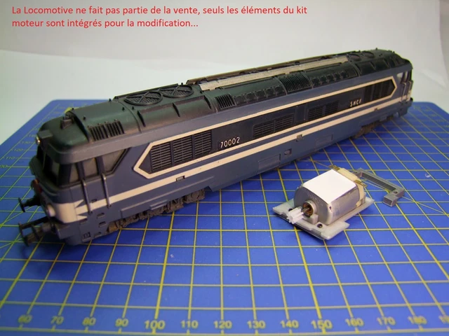 Kit Motorisation locomotives JOUEF HO châssis métal CC 70001 - CC 70002