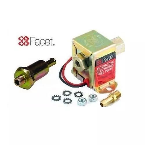 FACET 40104 SSD Cube Pompe à Carburant 2.0 - 4.0 Psi + 8mm Union + Filtre