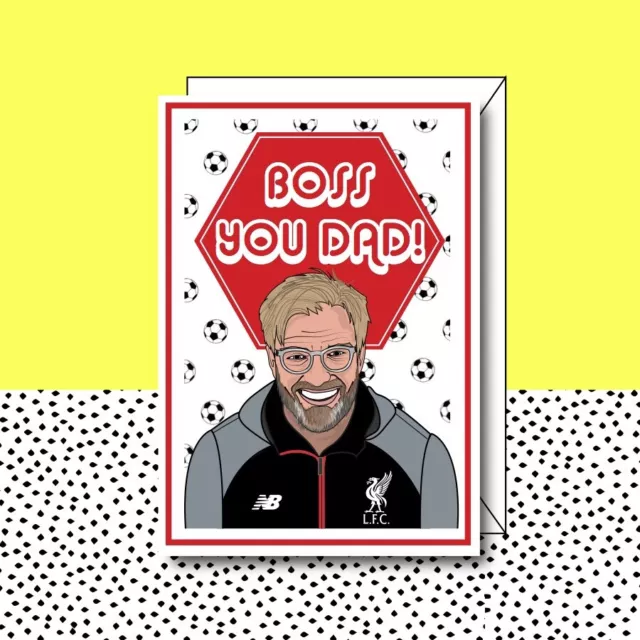 Vibin’ Tiger - Jurgen Klopp Card! Can Be Personalised With Names ! Liverpool LFC