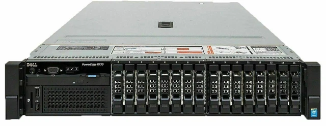 Dell PowerEdge R630 Serveur Occasion 1U - 2x Xeon E5-2680v4, 128GB DDR4, H730
