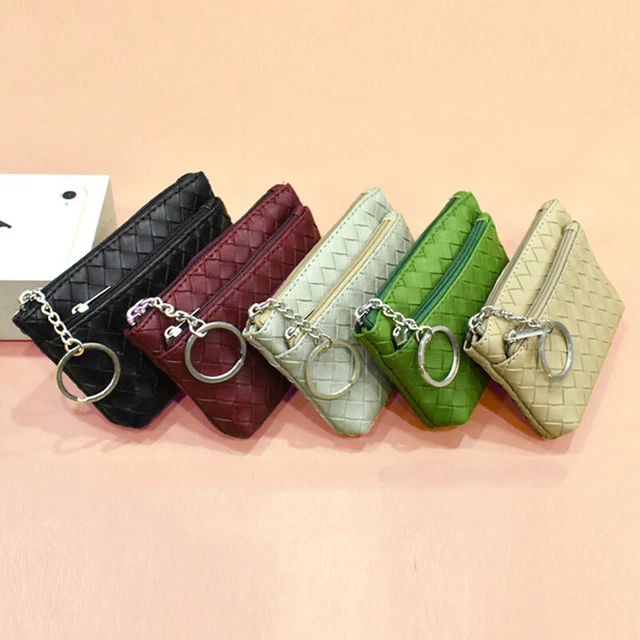 Cuffie borsa con moneta donna uomo mini piccola vera pelle borsa borsa chiave