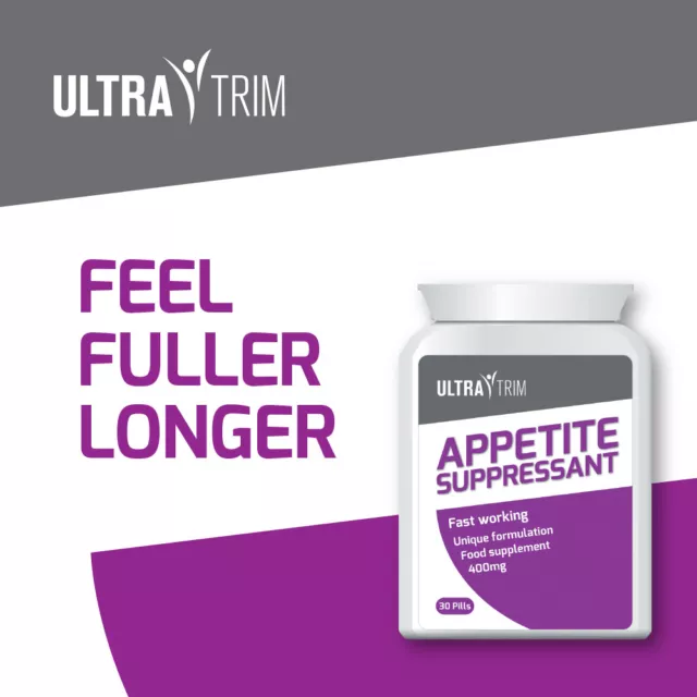 Ultra Trim Appetite Suppressant Pill –  Lose Body Fat & Weight Fast Tablets!