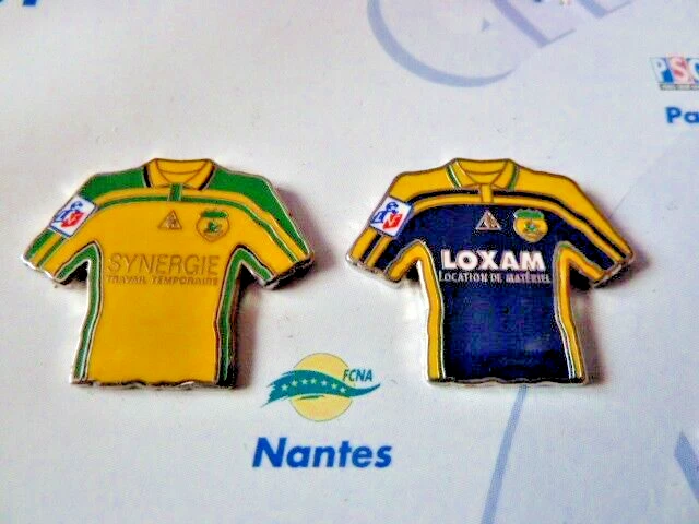 Pin's Montpellier SC / FC Nantes Saison 92/93 - Vintage Foot - MHSC FCN