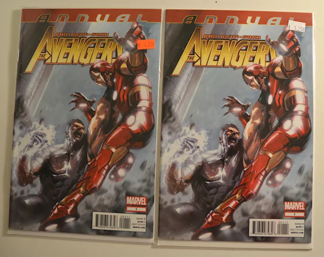 Avengers Annual Lot of 2 #1 (x2) Marvel (2012) 4th Series Comic Books Comics