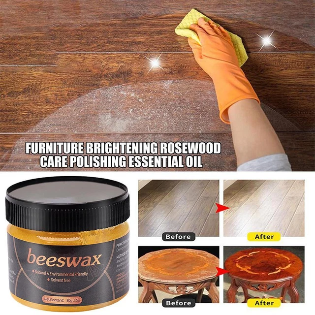 Detergente legno mobili cera d'api cera d'api lucidante legno. Pavimento U0H7
