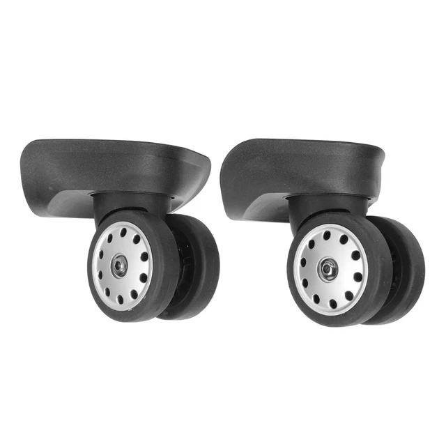 Lot De 2 Roulettes De Rechange 50 Mm Pour Valise – Silencieuses, 360° Et Résistantes Aux Chocs