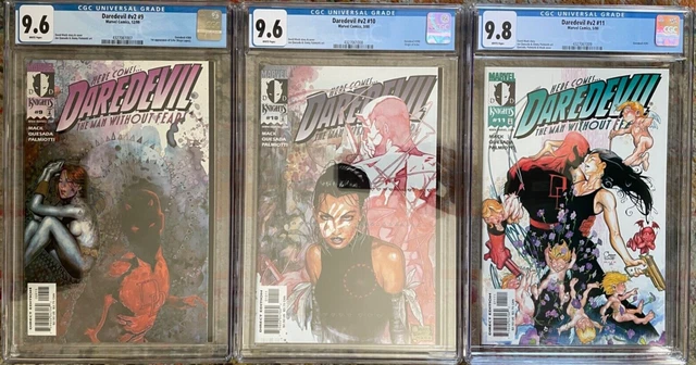 Daredevil #9-11 CGC 9.8/9.6 KEY 1st Echo/Maya Lopez Stunning Quesada/Mack Covers