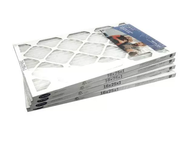 Carrier Merv 13 1" Air Filter, 16"X25"X1", 4 Pack 16X25X1-M13-C-P4 - Free