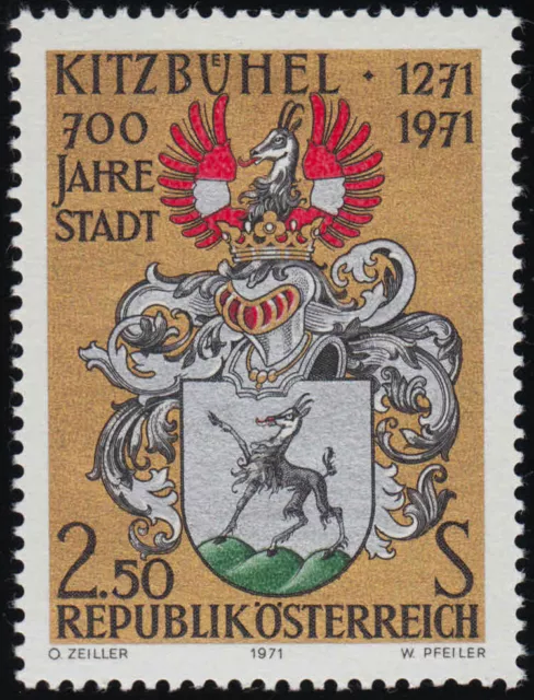 1366 700 J. Stadt Kitzbühel, Stadtwappen von Kitzbühel, 2.50 S, postfrisch **