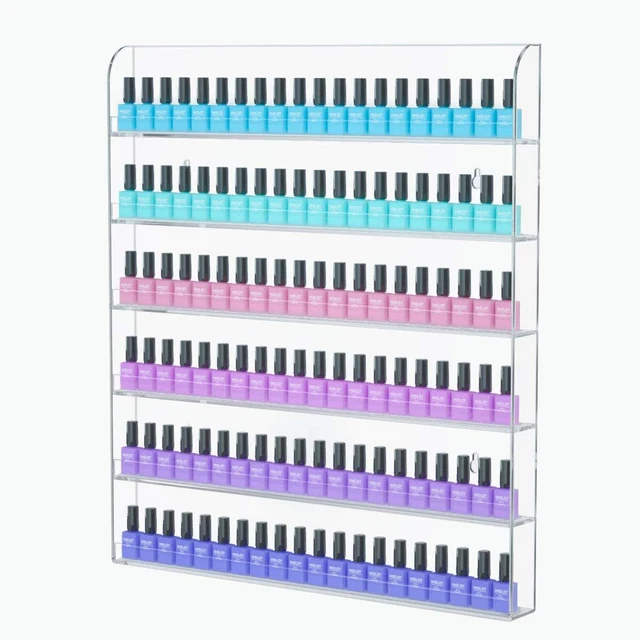 Umirokin Nail Polish Rack 3 Tier Acrylic Display Stand Holder Nail Polish  Organizer Essential Oil Storage Paint Shelf Holds Up to 36-56 Bottles :  Amazon.in: Home Improvement