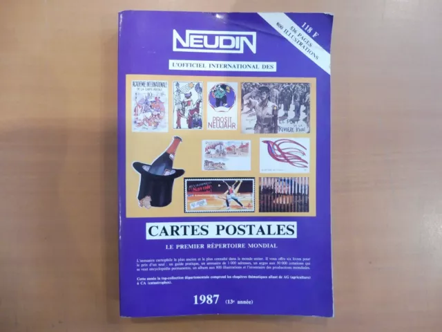  Catalogue Neudin 1980, l'argus international des cartes  postales - Gérard et Joëlle Neudin - Livres