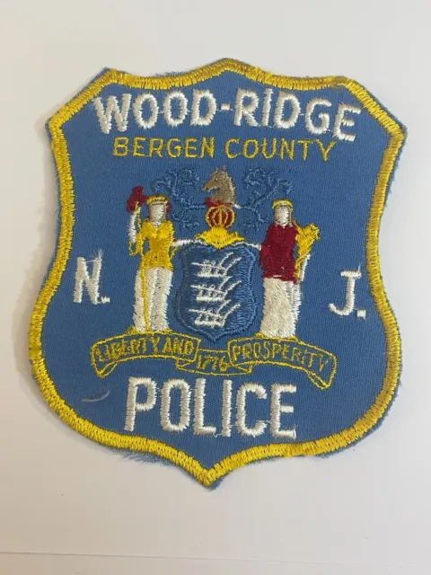 Wood-Ridge Bergen County New Jersey Police Patch American US Law Enforcement