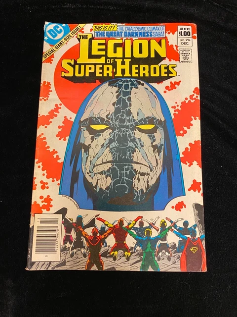 Dc Legion Of Super Heroes "The Great Darkness Saga" Comic Book Dec 1982 No 294