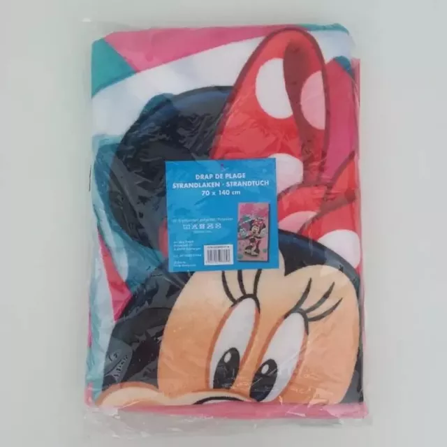 Serviette Drap De Plage, Piscine Microfibres Minnie 2