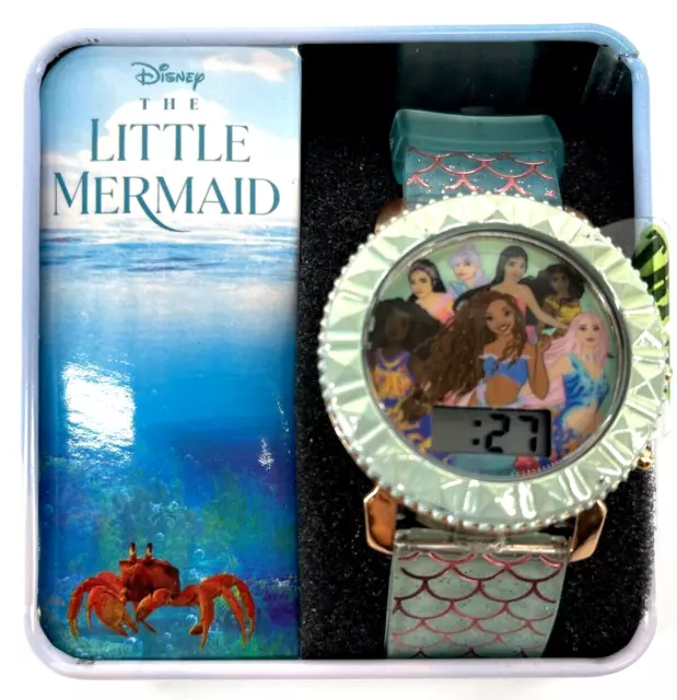 Disney The Little Mermaid Kids Girls Watch Live-Action NEW Ariel Digital