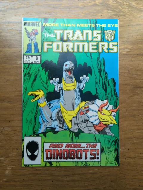 Transformers #8 1st Appearance of the Dinobots vol 1