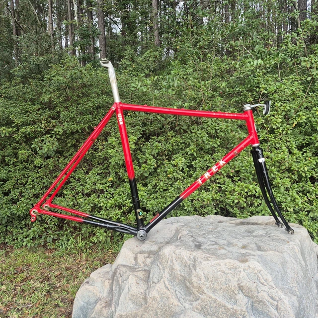 VINTAGE TREK 56CM REYNOLDS 531 made in USA Road Frameset STEEL IS