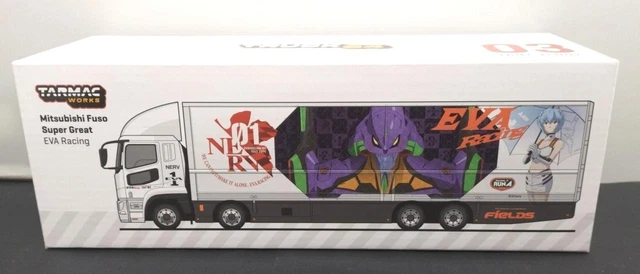 Miniature Mitsubishi Fuso Super Great EVA Racing - Échelle 1:64, Tarmac Works, Neuf