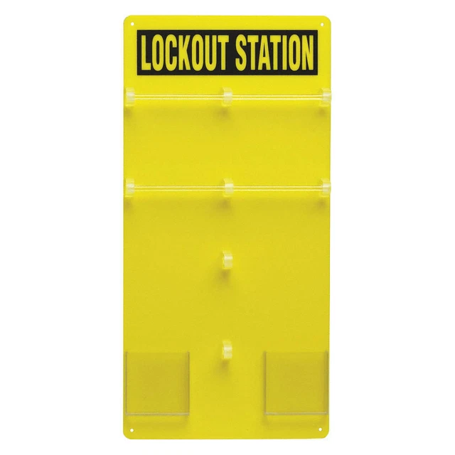 BRADY 50991 Lockout Board,Unfilled,23-1/2 In H
