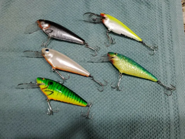 BAGLEY MONSTER SHAD Fishing Lures *Lot of 5 all dif. *VERY NICE