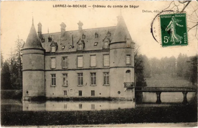 CPA LORREZ-le-BOCAGE Chateau du Comte de Segur (1299414)