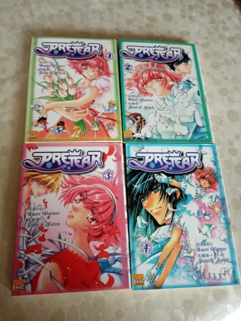 Lot 4 mangas Intégrale Pretear Taifu comics Shojo Naruse Kaori Junichi Satou