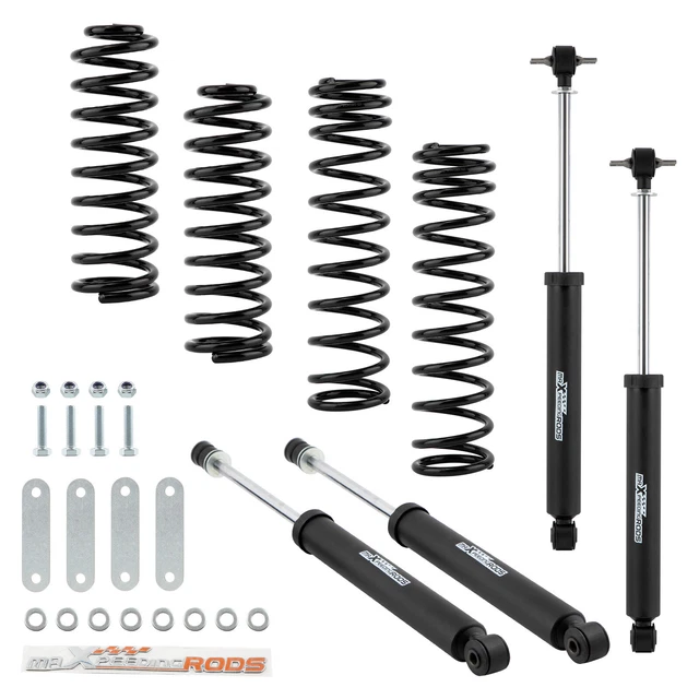 2.5& LIFT KIT For Jeep Wrangler JK Unlimited 4DR 20072018 Shocks