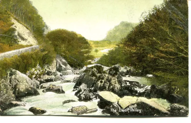 Postcard The Lledr Valley North Wales Vintage 1913