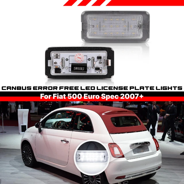 Kennzeichenbeleuchtung Fiat 500 312 LED und Halogen | Kosten