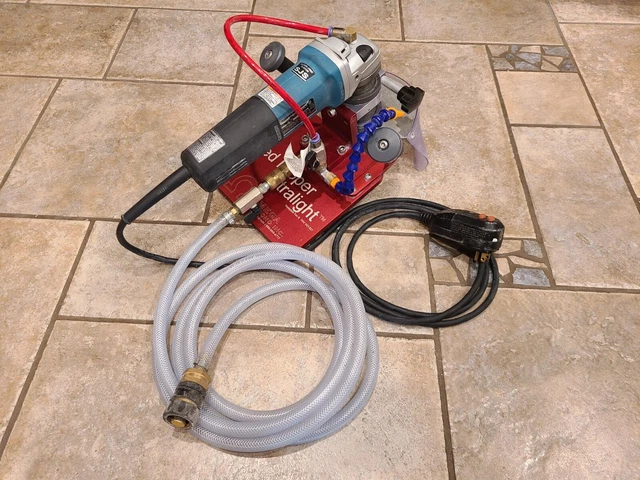 Omega Red Ripper Ultralight Stone Router 5/8"-11 Center Water Feed w/ Tooling