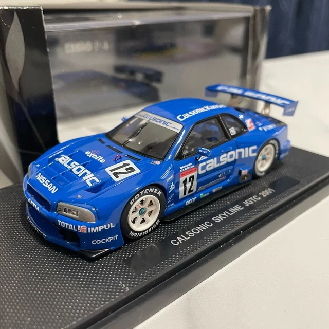 1:43 EBBRO #62 Calsonic Skyline GT-R Gr-A blue GTR BNR32