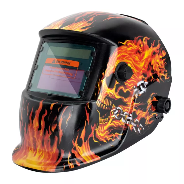 Auto Darkening Solar Power Welding Helmet Welder Mask Grinding LEOWH86