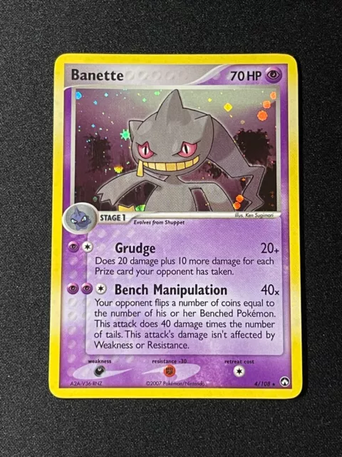 Banette┃4/108┃Ex Power Keepers┃Holo Rare┃Pokemon Card┃English┃Near Mint