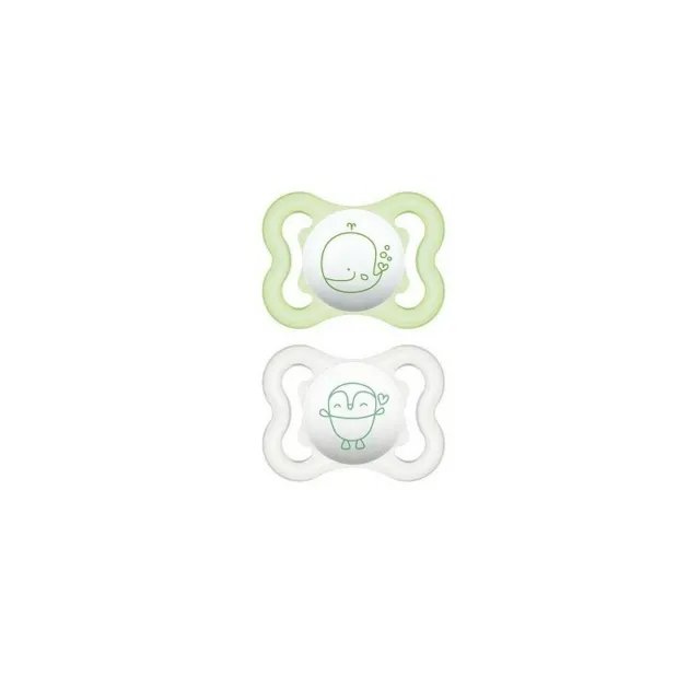 MAM Air - 2 silicone soother 2- 6 m neutral color