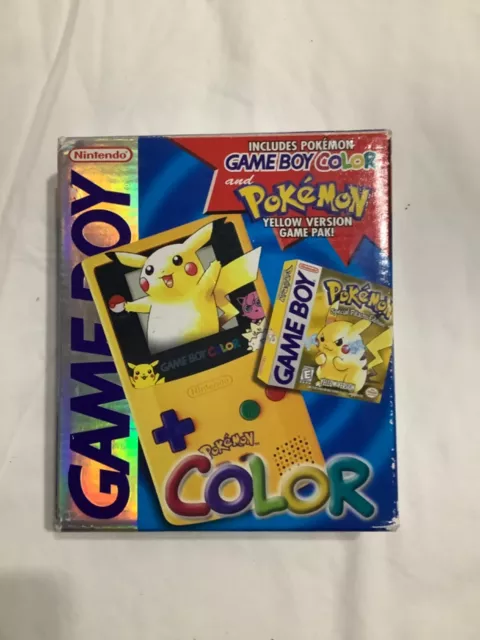 gameboy color pokemon special pikachu edition complete in box