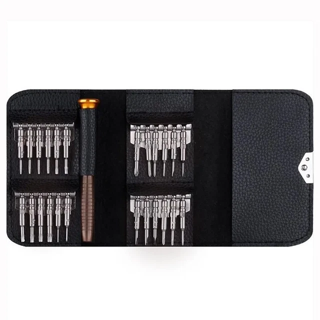 Mini Tournevis 25 En 1 – Kit De Réparation Multifonction Pour Téléphone Et PC
