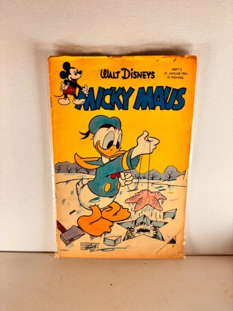 Micky Maus Heft Nr 2 Disney Comic #A21 Sammlung Selten Konvolut