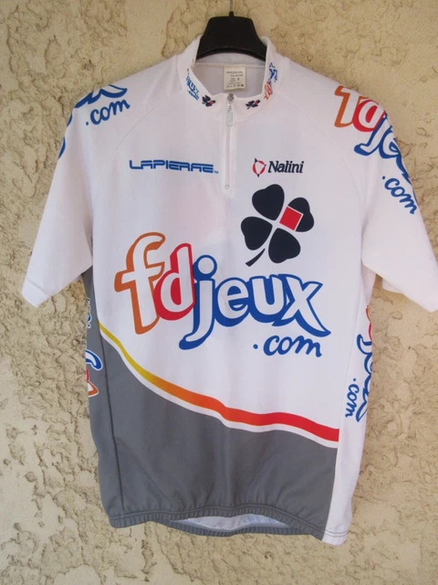 Maillot cyclisme FDJ TAILLE M - Équipements vélos
