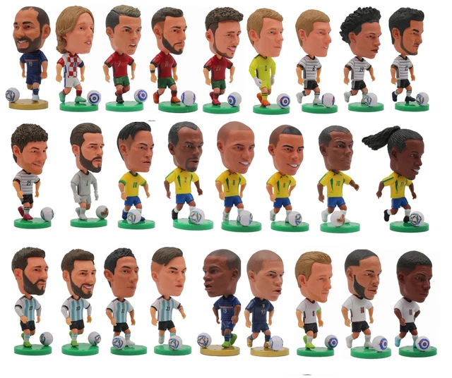 MINI FIGURE 6.5CM football star soccer RONALDO mbappe Neymar RONALDINHO