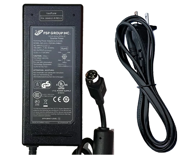 Alimentatore FSP FSP096-AHB 12V 8A 4 Pin - Adattatore Settop Box O Monitor