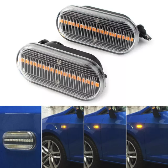 LED-Seitenmarkierungsleuchten Blinker für Volkswagen VW Bora Golf 3 4 Bernstein