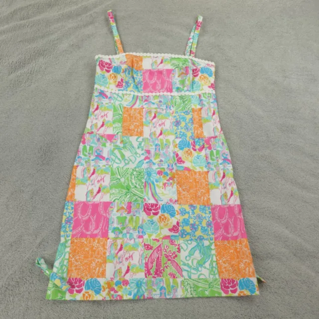 Lilly Pulitzer Dress Womens 12 Originals Bel Air Patchwork Carsons Derby