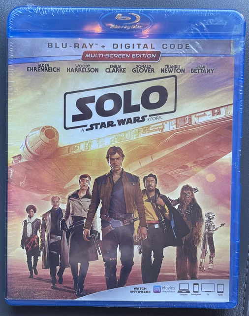 Solo: A Star Wars Story, Blu-Ray Dvd Multi-Screen Edition - New And Sealed