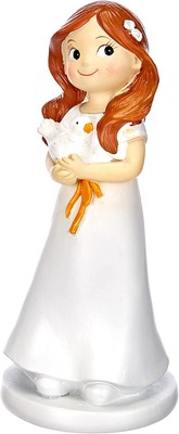 16,5 cm Statuetta da Bambina con Vestito Corto Mopec 