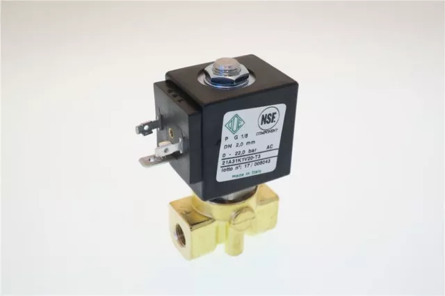 MAGNETVENTIL ODE 2-WEG ø 1/8" 24VAC 8W