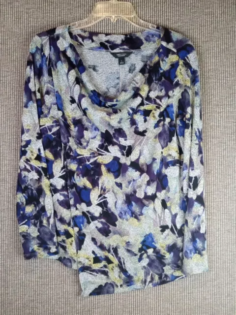 Simply Vera Vera Wang Size Large Long Sleeve Blouse